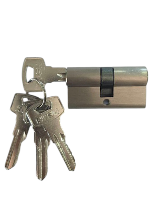 Ключевой цилиндр CYL 5-60 KEY MAT. NICKEL (Мат. никель)