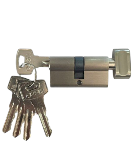 Ключевой цилиндр CYL 5-60 KNOB MAT. NICKEL (Мат. никель)